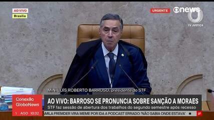 Barroso exalta atuação de Moraes após sanção dos EUA e reforça defesa institucional 2 Barroso exalta atuação de Moraes após sanção dos EUA e reforça defesa institucional - Imagem do artigo original