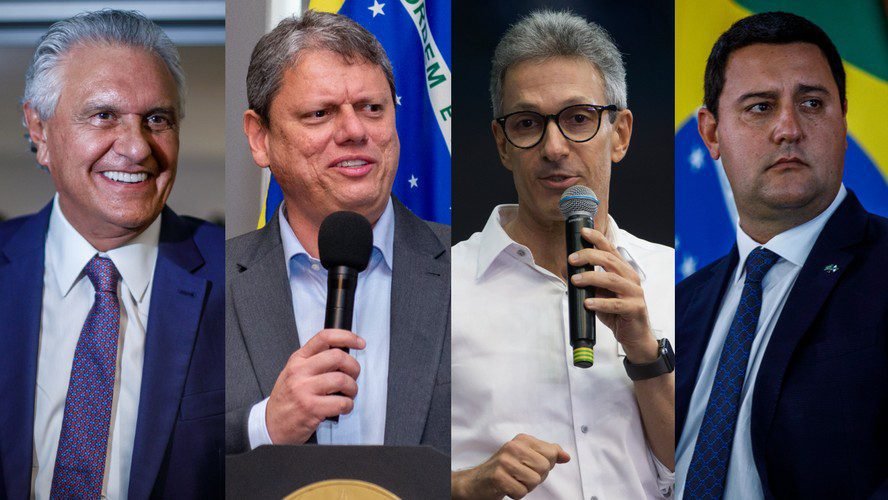 Medo ou Covardia? Governadores Tarcísio, Caiado, Zema e Ratinho Jr. ausentam-se de ato pró-Bolsonaro e crítico ao STF 2 Governadores Tarcísio, Caiado, Zema e Ratinho Jr. ausentam-se de ato pró-Bolsonaro e crítico ao STF - Imagem do artigo original