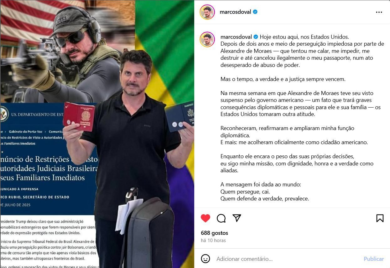 Moraes bloqueia contas de Marcos do Val e barra salário do senador 2 Moraes bloqueia contas de Marcos do Val e barra salário do senador - Imagem do artigo original