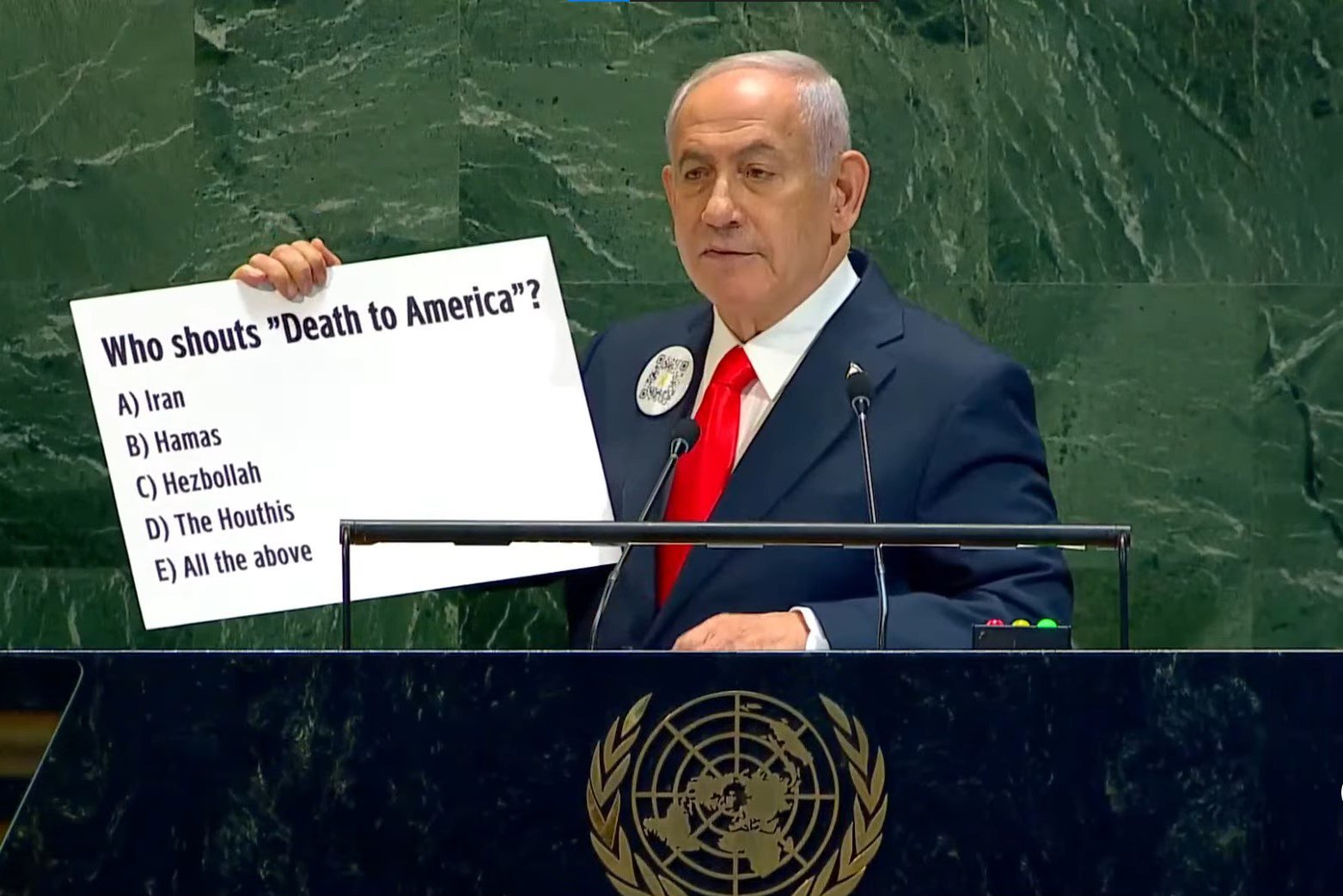 Netanyahu alerta na ONU: Israel enfrenta terror islâmico que ameaça o Ocidente 2 Netanyahu alerta na ONU: Israel enfrenta terror islâmico que ameaça o Ocidente - Imagem do artigo