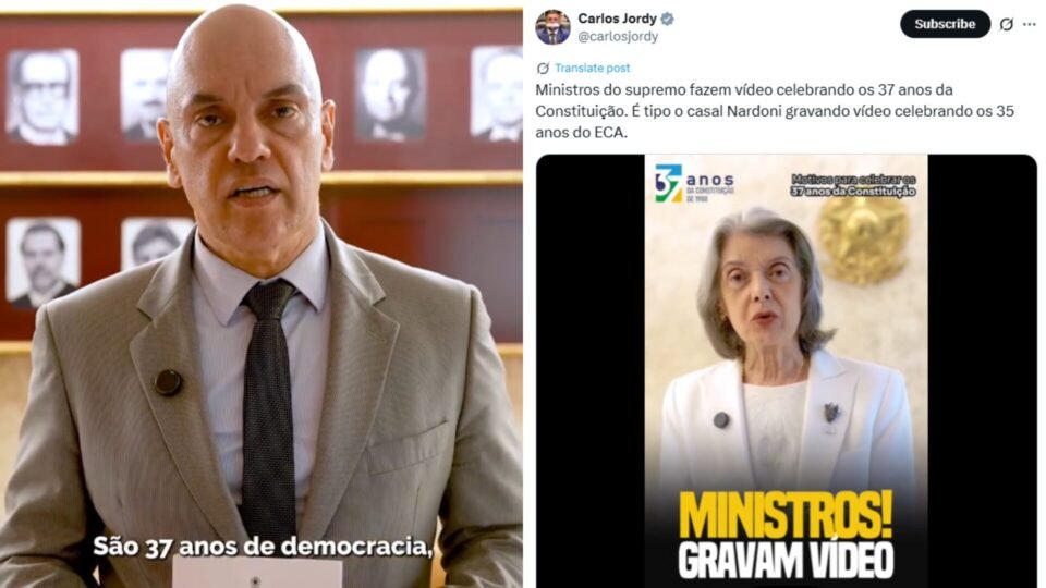 STF divulga vídeo pelos 37 anos da Constituição e gera críticas de deputados 2 STF divulga vídeo pelos 37 anos da Constituição e gera críticas de deputados - Imagem do artigo